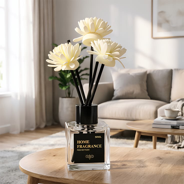 Classic Reed Diffuser — Linen & Cotton